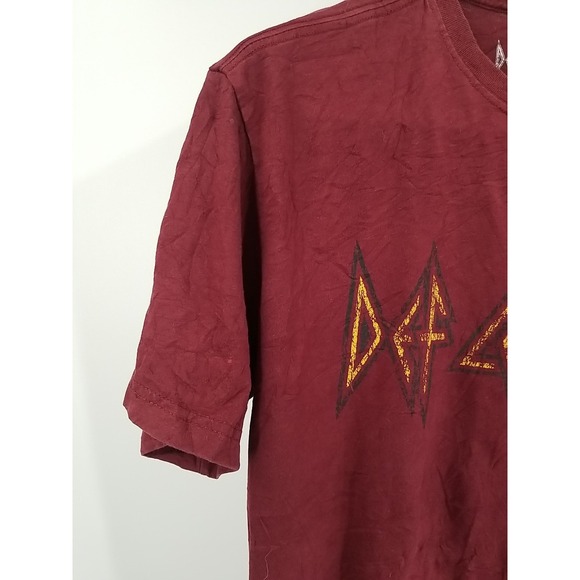 Def‎ Leppard Short Sleeve Crew Neck Graphic Print Shirt Large - Picture 3 of 6